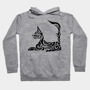 Tribal Design - Cat Hoodie